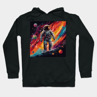 Astronaut space mural Hoodie